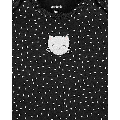 Baby Girl Carter's 5-pack Cat Graphic Bodysuits
