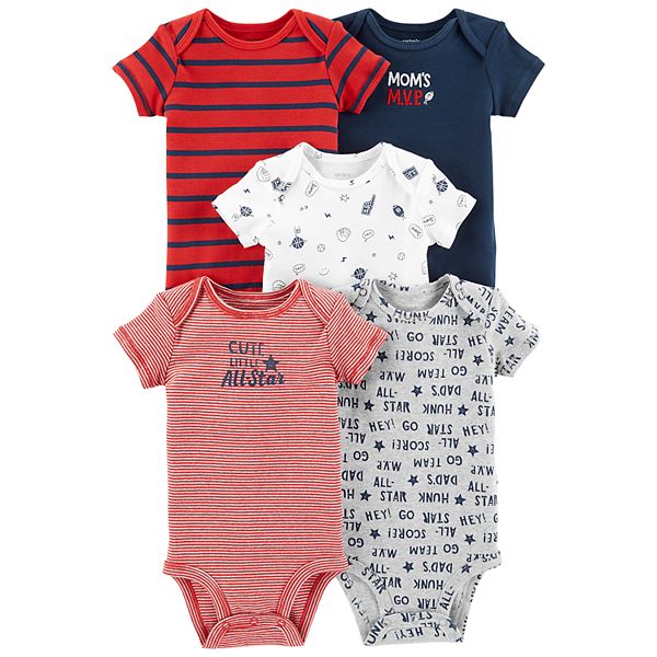 Baby Boy Carter's 5-pack Sports Graphic Bodysuits