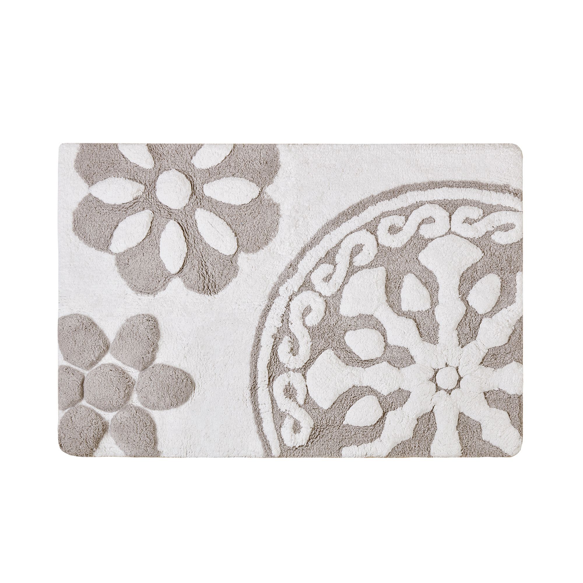 Madison Park Marrakesh Medallion Cotton Tufted Bathroom Rug - 20 x 30, 
