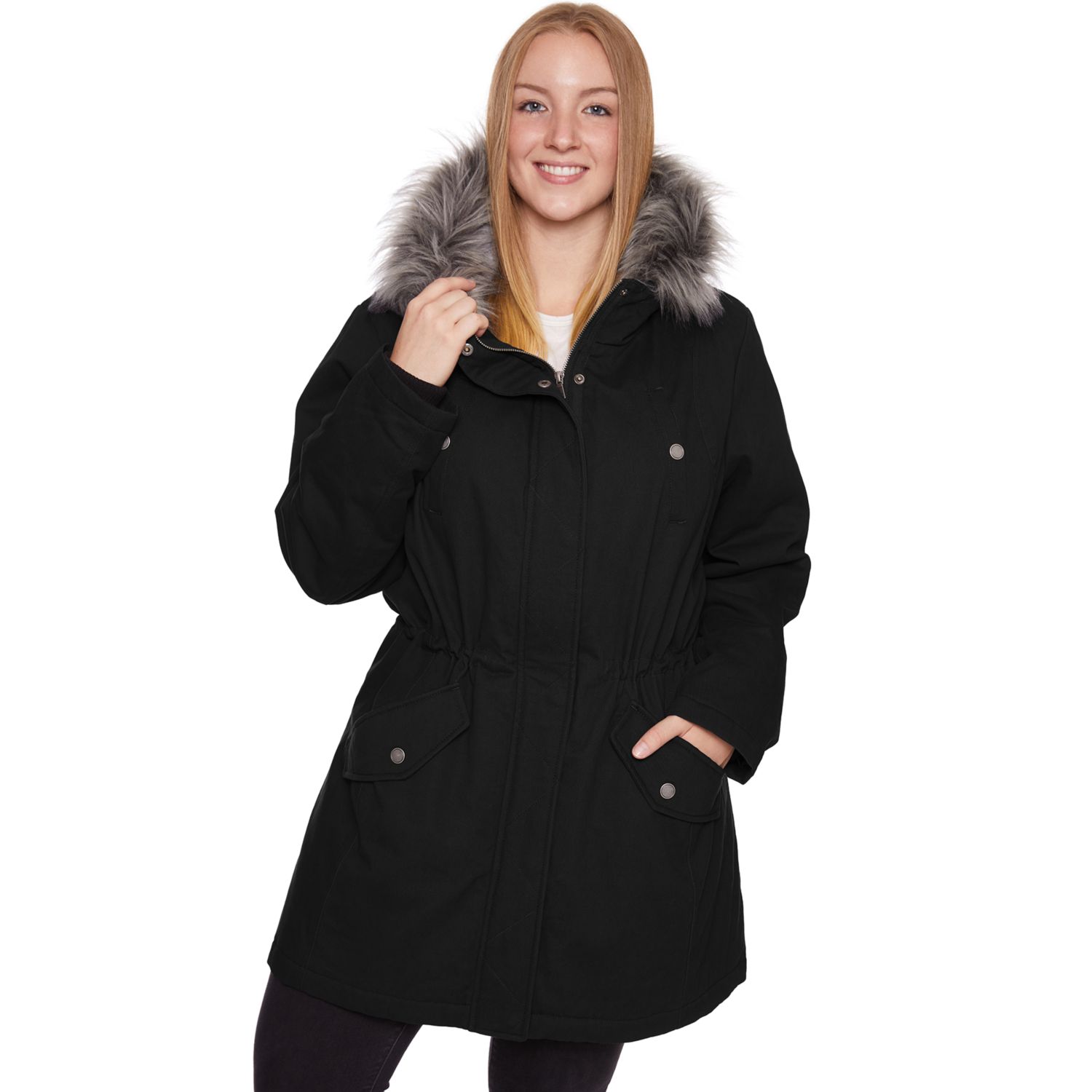 kohls plus size winter coats