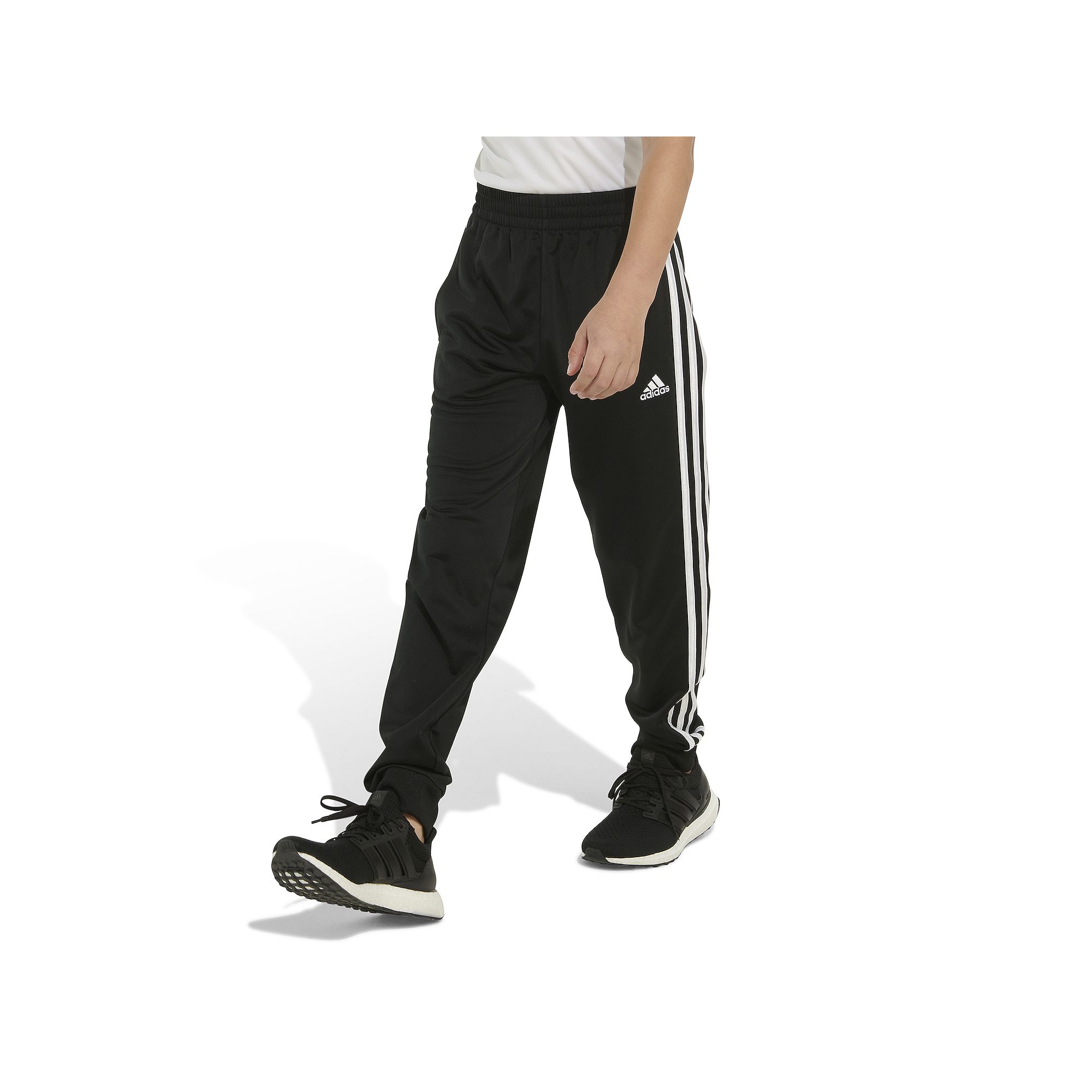 Boys 8-20 adidas Tricot Jogger Pants, Boys, Size: Small, Black