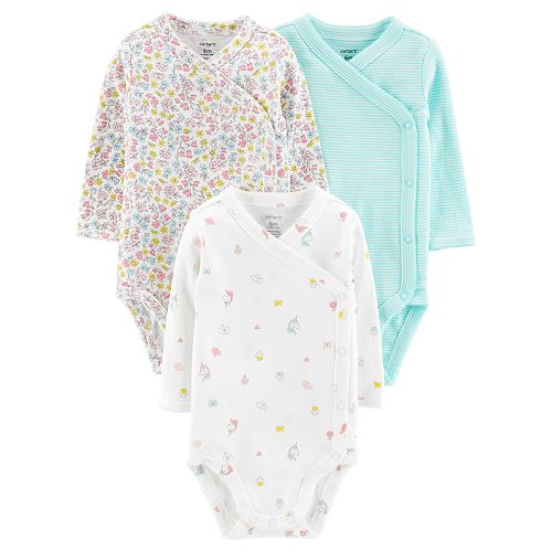 Baby Girl Carter's 3Pack SideSnap Bodysuits