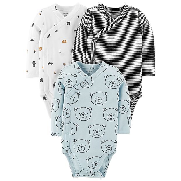 Carter's side hot sale snap onesies