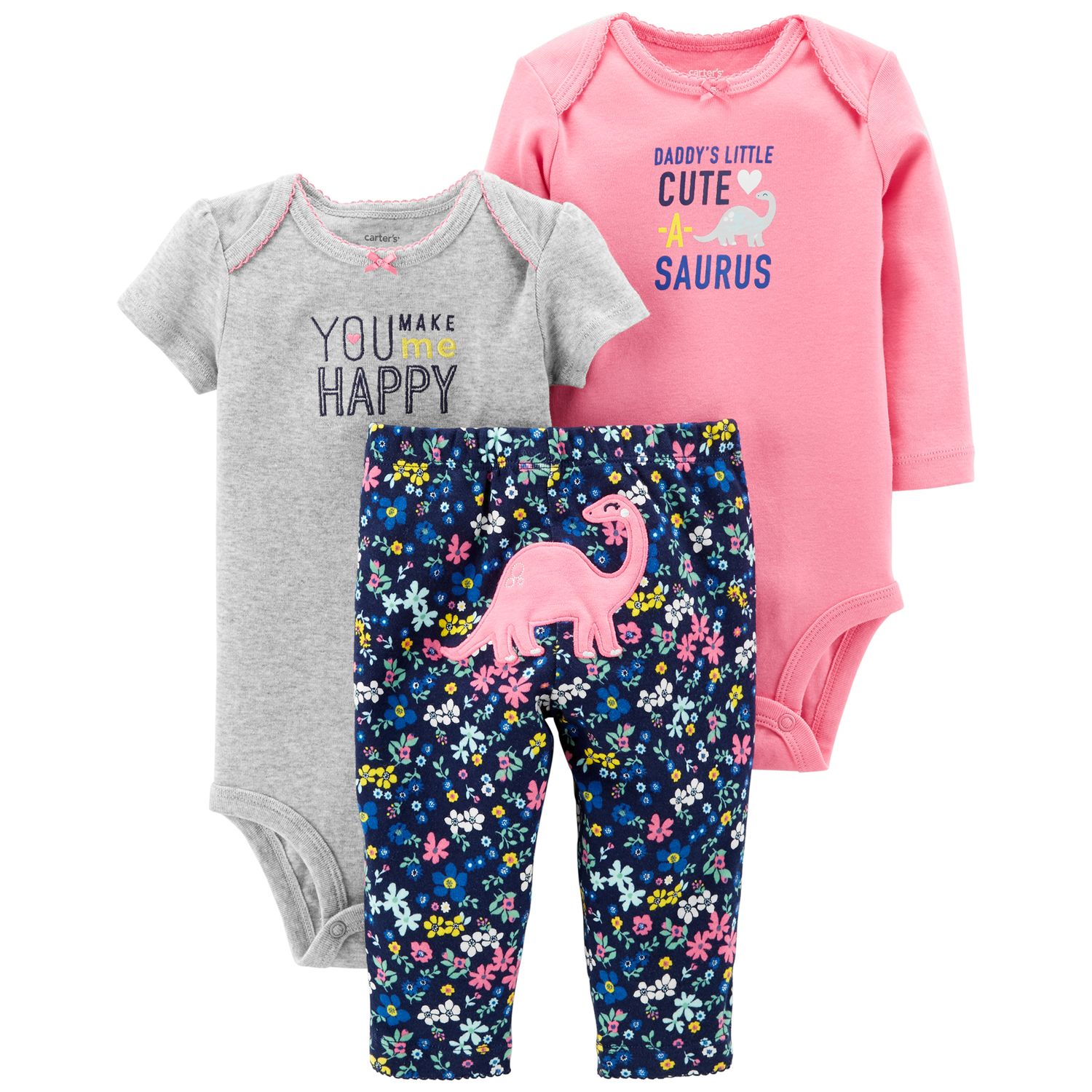 carters baby girl dinosaur