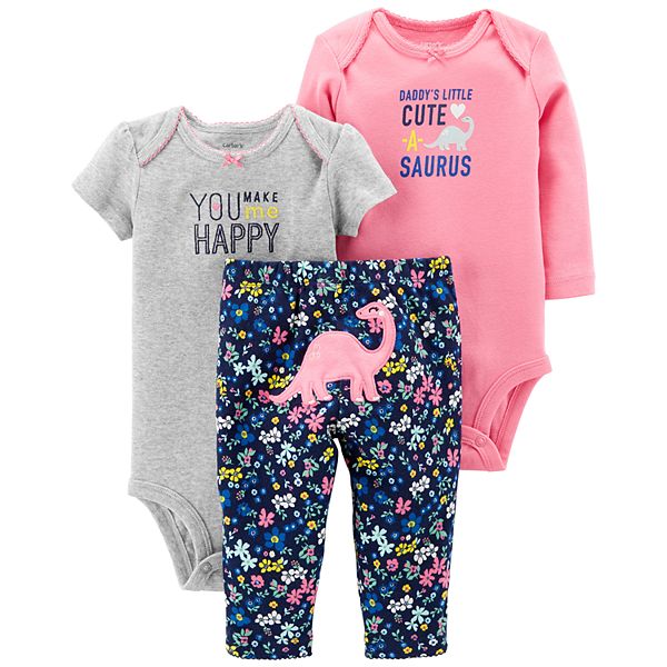 Baby girl hot sale dinosaur outfit