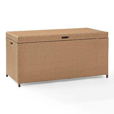 Crosley Furniture Palm Harbor Patio Wicker Storage Bin