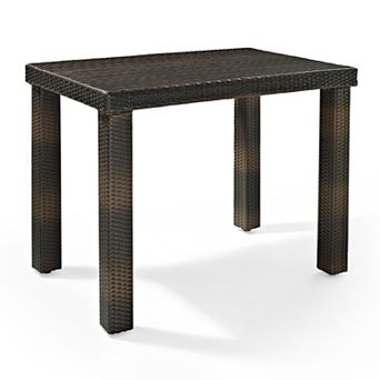 Crosley Palm Harbor Wicker Patio High Dining Table