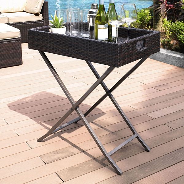 Bar on sale tray table