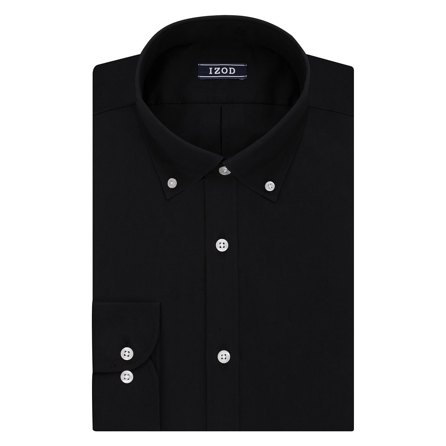 mens dress shirt with black buttons