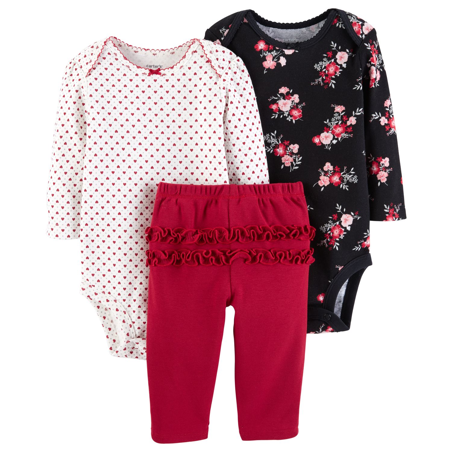 baby girl ruffle pants set