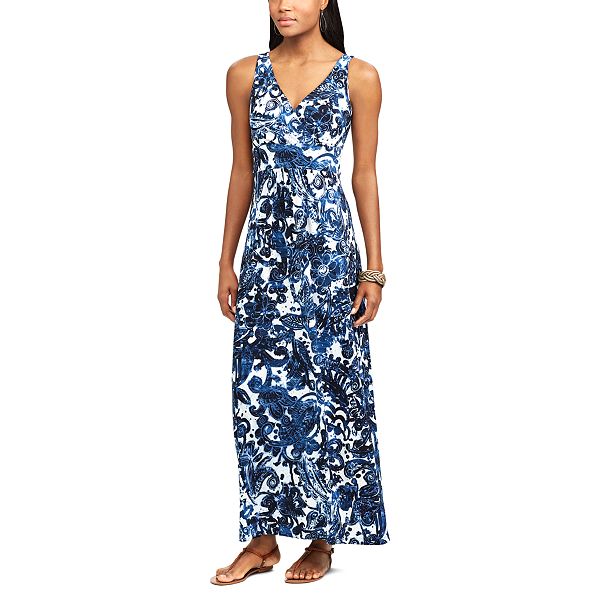 Women s Chaps Vine Empire Maxi Dress