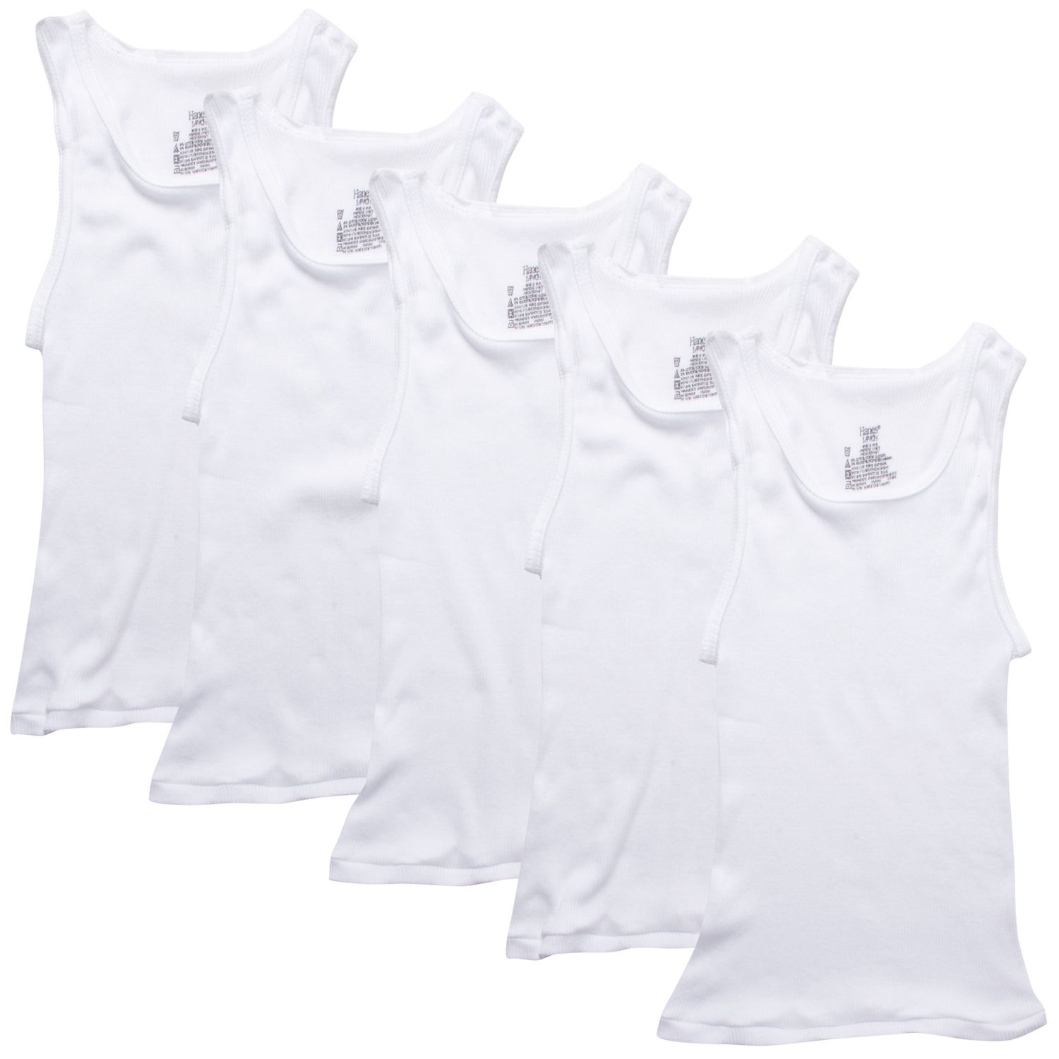 Image for Hanes Boys 4-20 Classics 5-pack ComfortSoft Tanks at Kohl's.