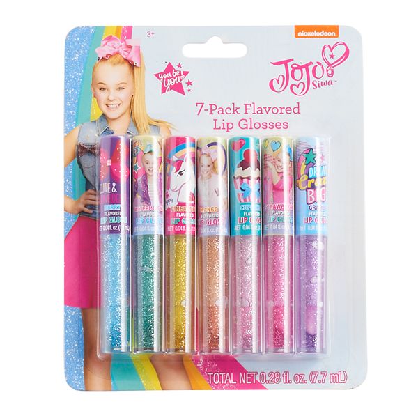 Girls 4 16 Jojo Siwa 7 Pack Glitter Flavored Lip Glosses - jojo siwa roblox name
