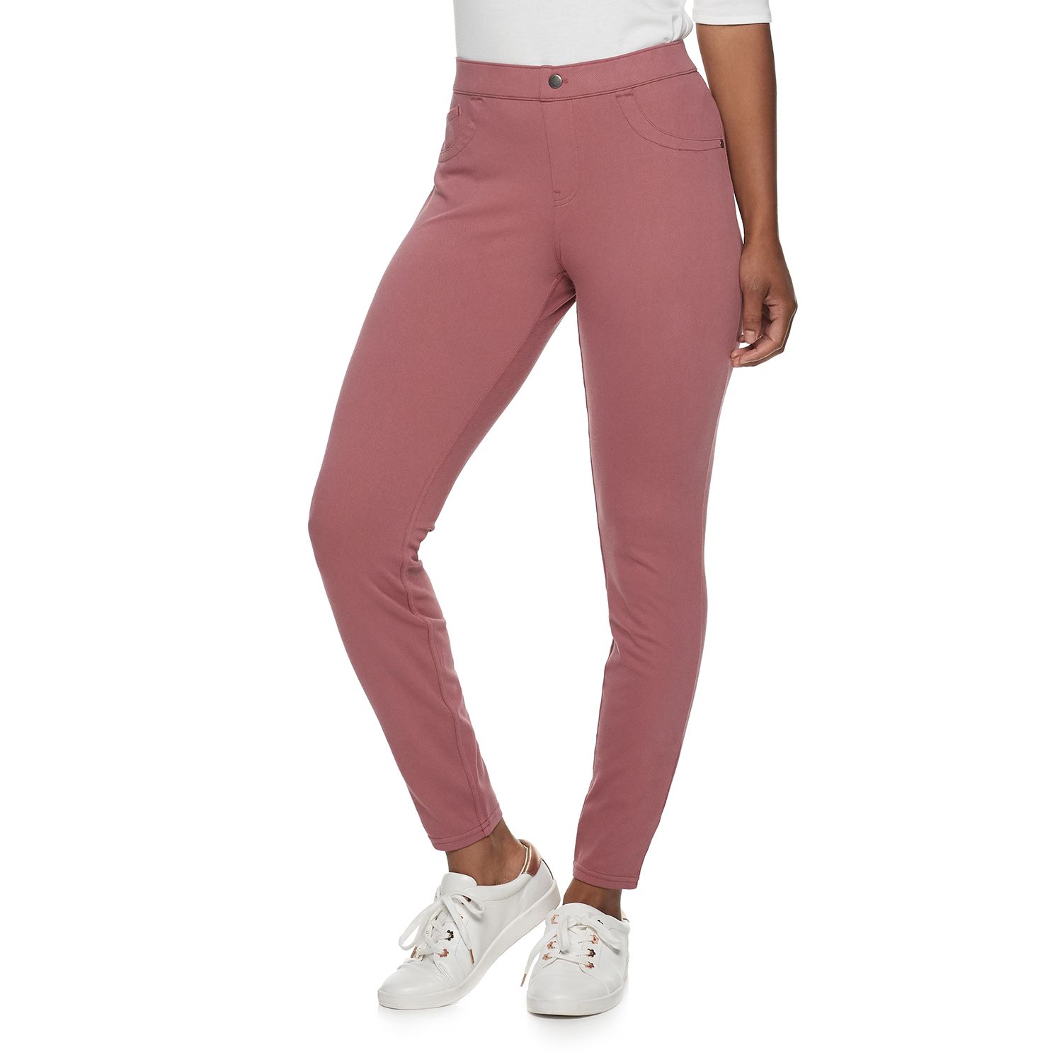 Denim Leggings Without Pockets