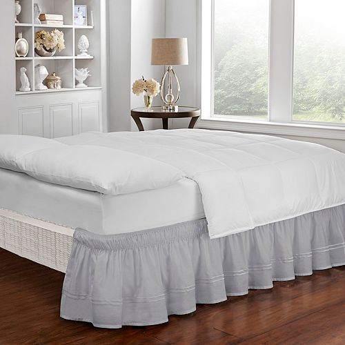 EasyFit Baratta Stitch Embroidered Bedskirt