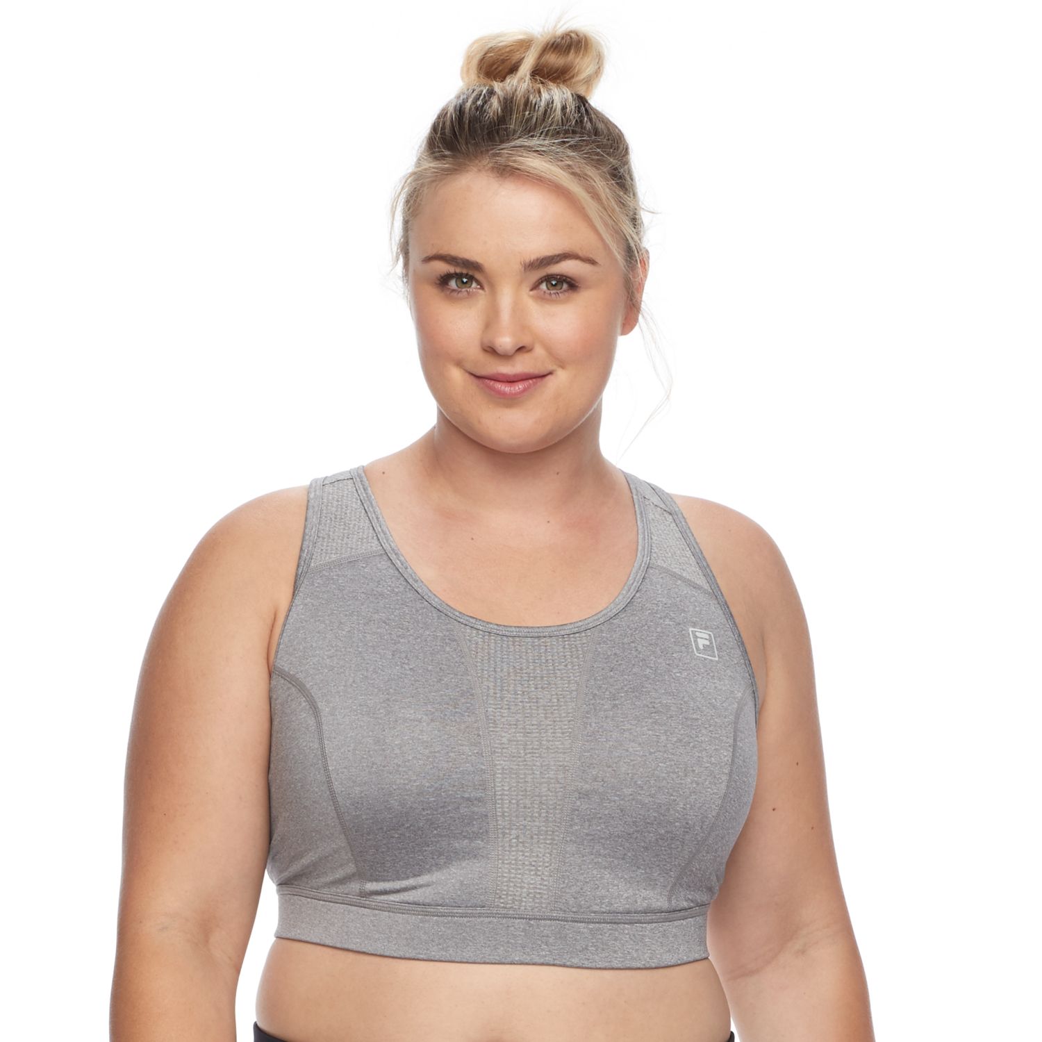 plus size fila crop top