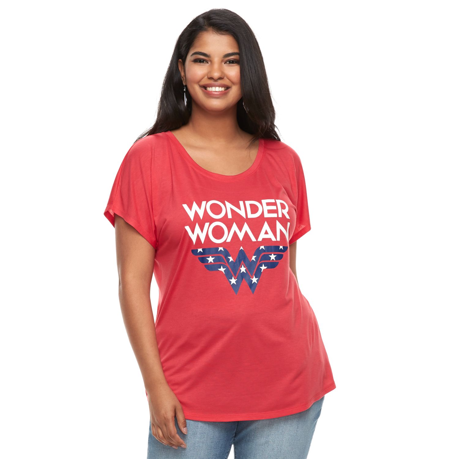 plus size wonder woman shirt