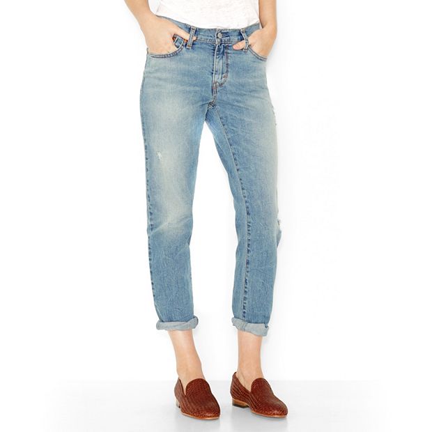 Women s Levi s Cuffed Boyfriend Jeans