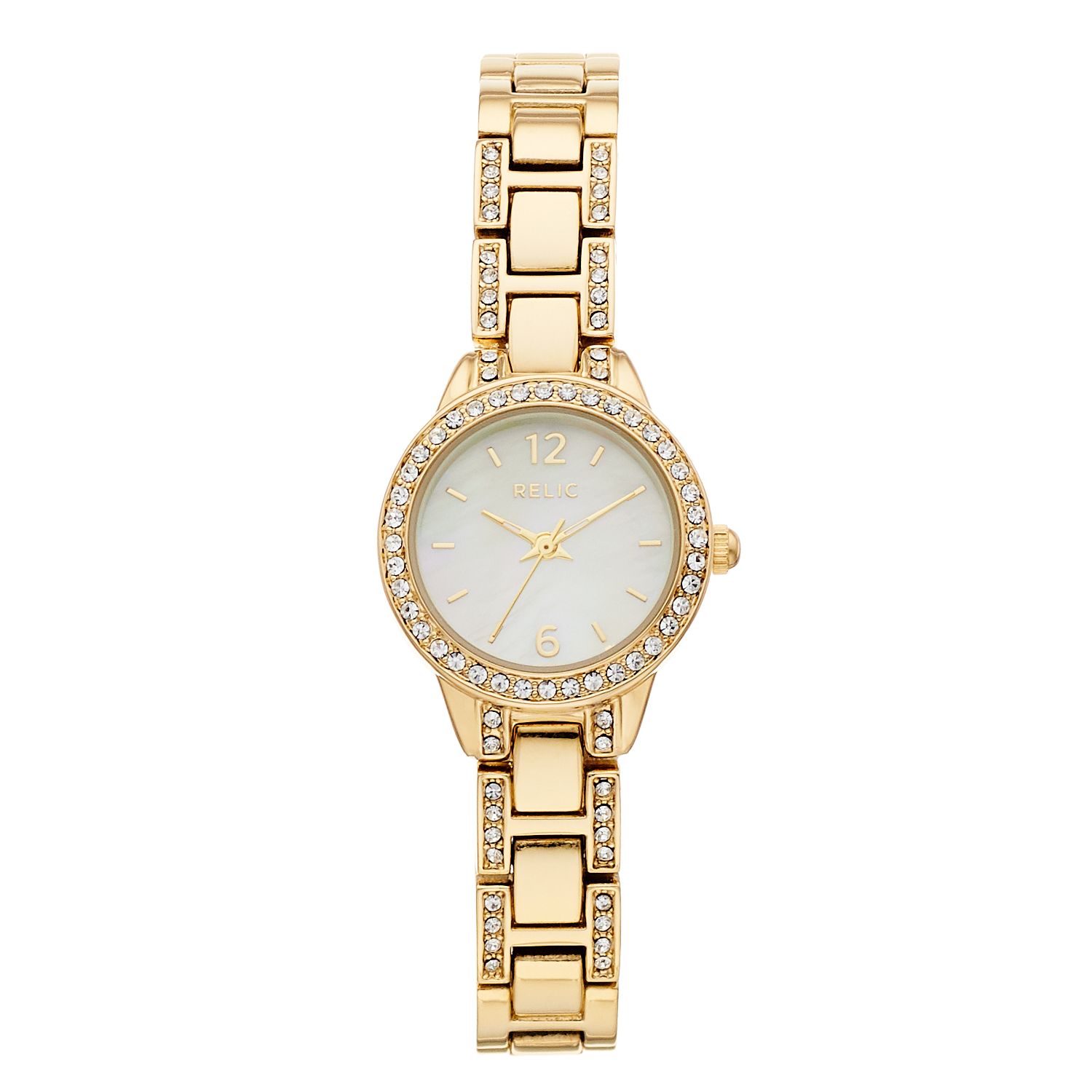 relic women's gold watch