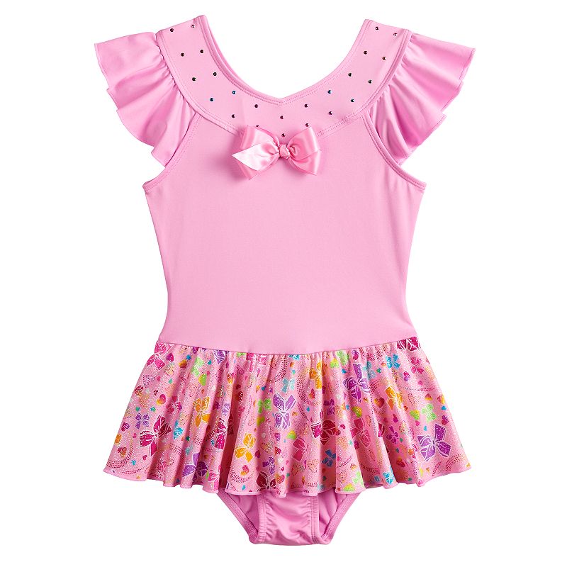 UPC 043475623695 product image for Girls 4-14 JoJo Siwa Pretty Bows Skirtall Dance Leotard, Size: XS, Pink | upcitemdb.com