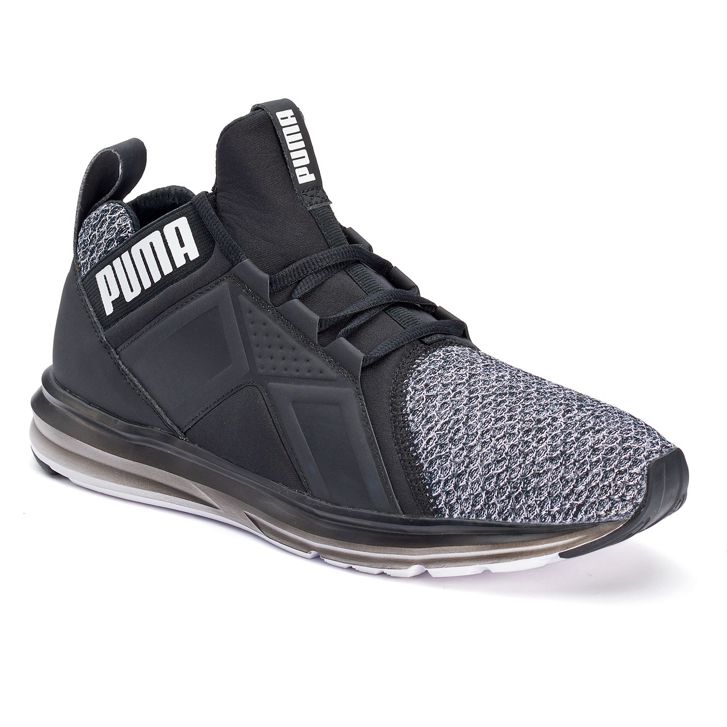 puma enzo men's monochrome sneakers