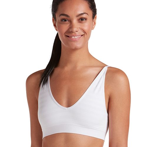 Hanes Sport Women's Racerback Compression Sports Bra 