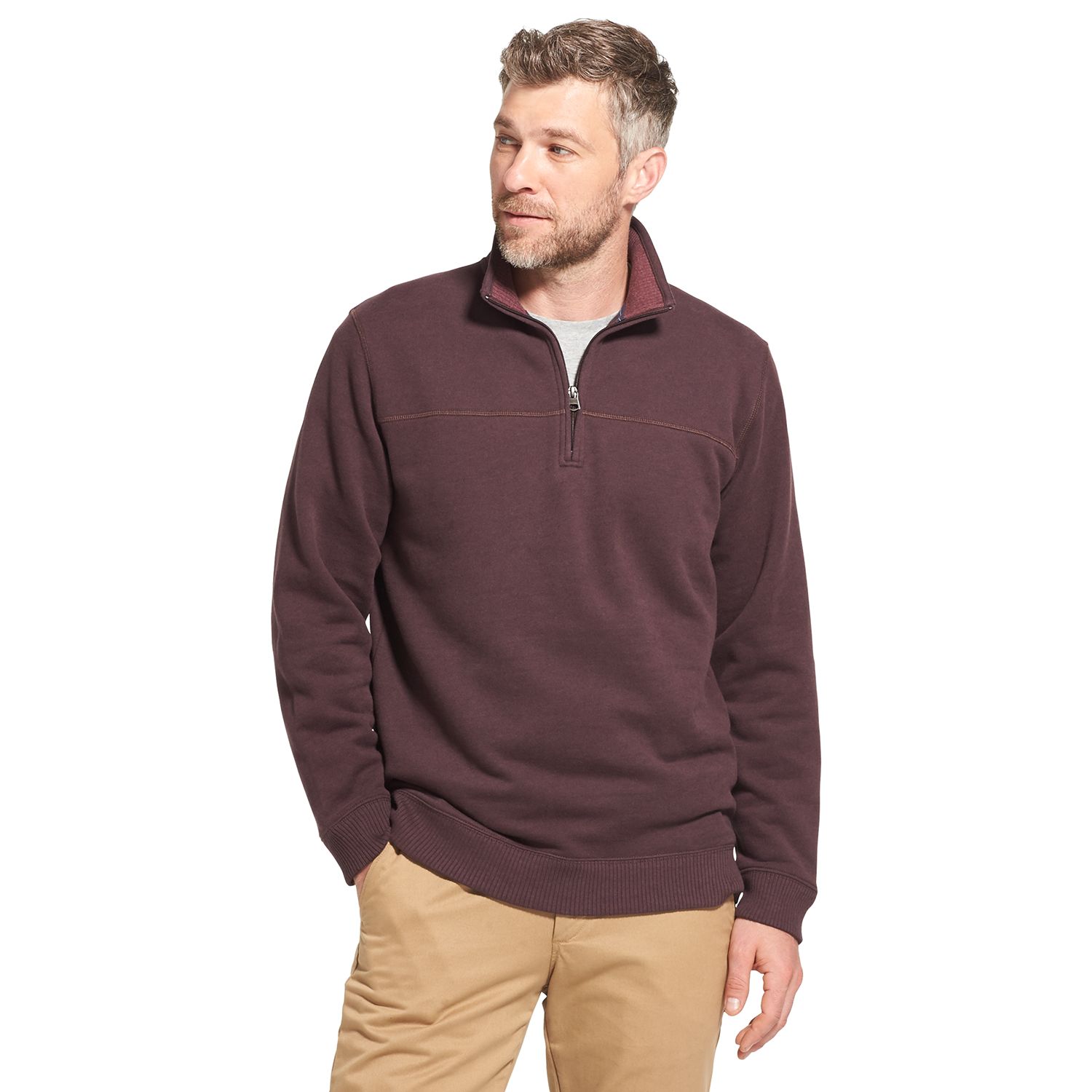 quarter zip mens sweatshirt