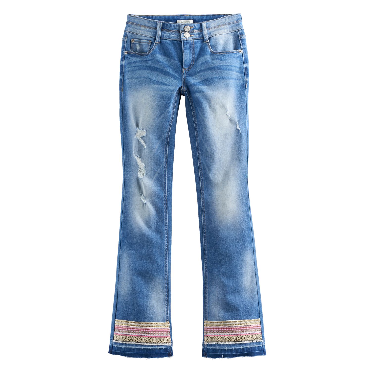 kohls embroidered jeans