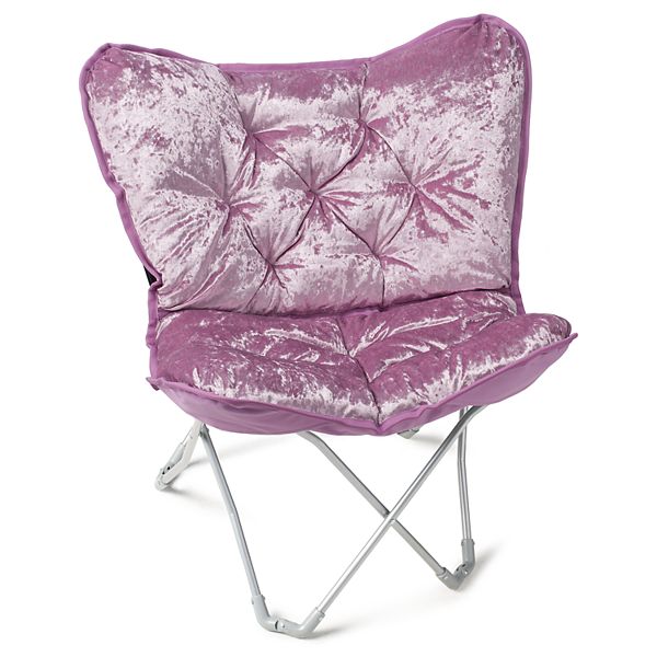 Simple by Design Sherpa Memory Foam Butterfly Chair