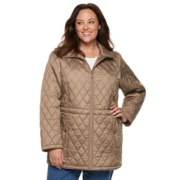 kohls womens quilted jacket