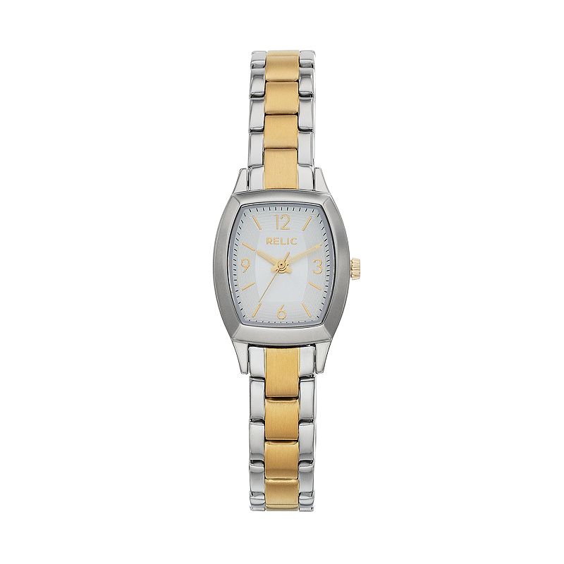 Relic by Fossil Women's Everly Two Tone Stainless Steel Watch - ZR34501, Size: Small