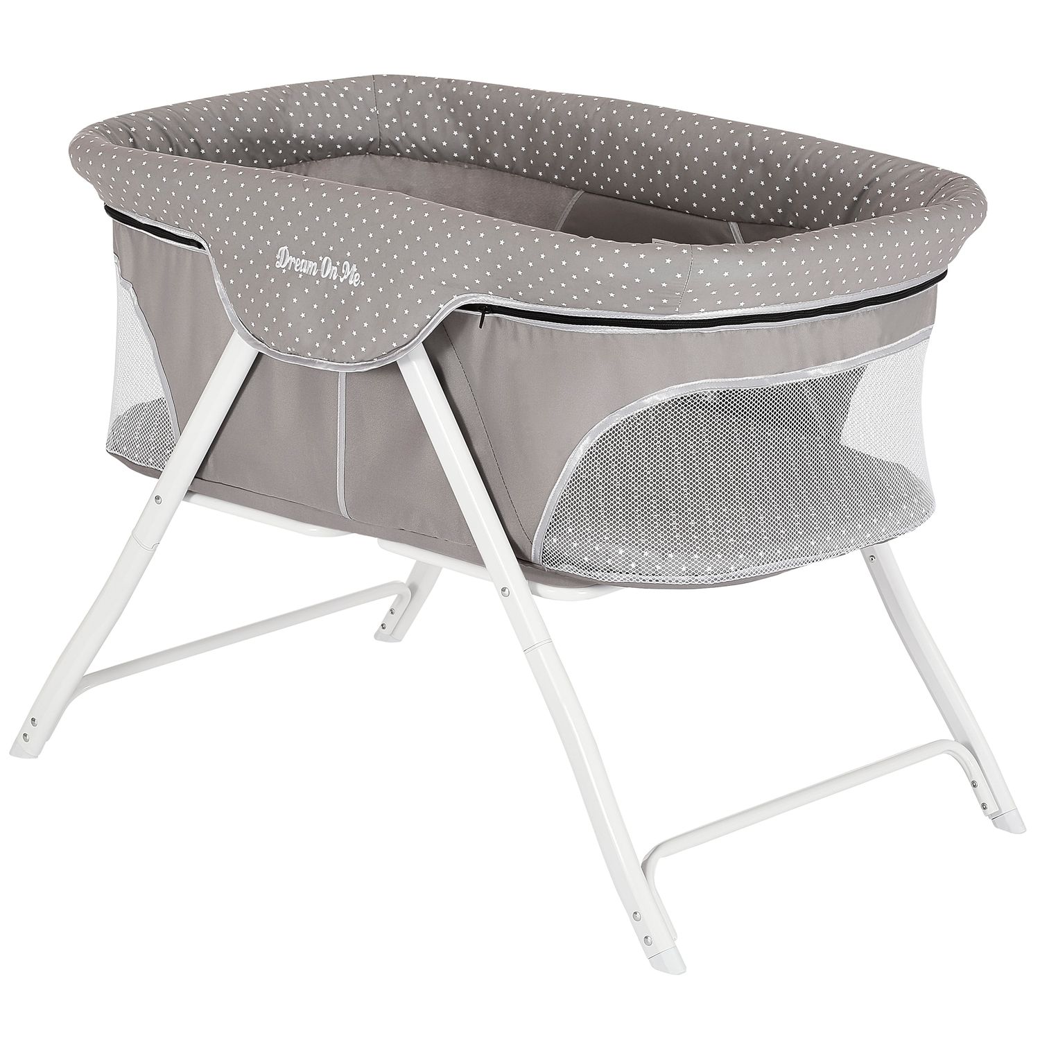 dream on me karley bassinet in grey