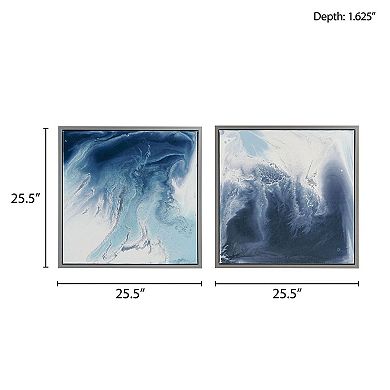 Madison Park Blue Lagoon 2 Piece Set