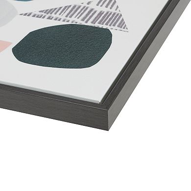 Intelligent Design Grey Rock Garden Canvas 2 Piece Set