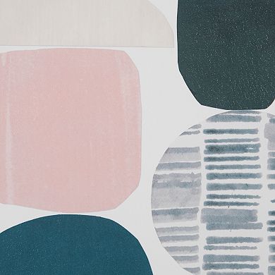 Intelligent Design Grey Rock Garden Canvas 2 Piece Set