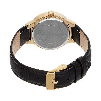 Armitron Women's Diamond Accent Leather Watch - 75/5410BKGPBK