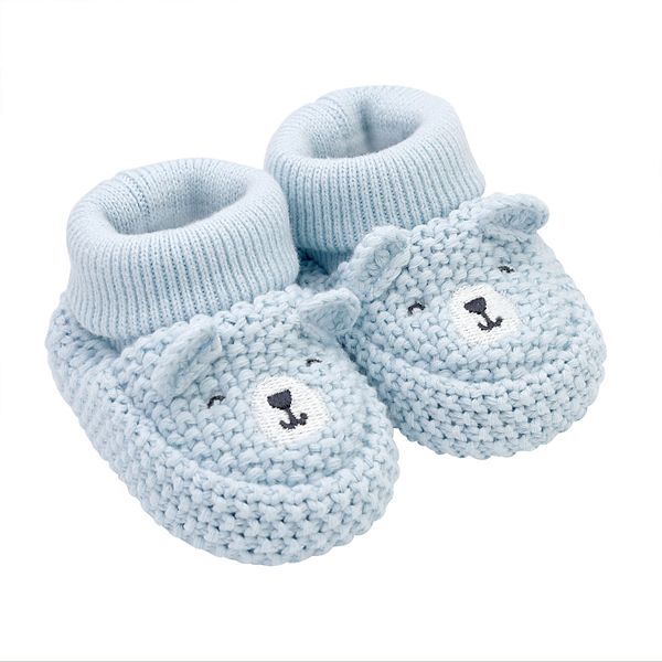 Baby Boy Carter's Bear Crochet Booties