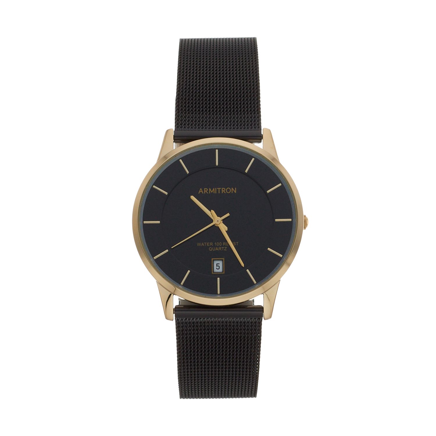 armitron mesh men's watch