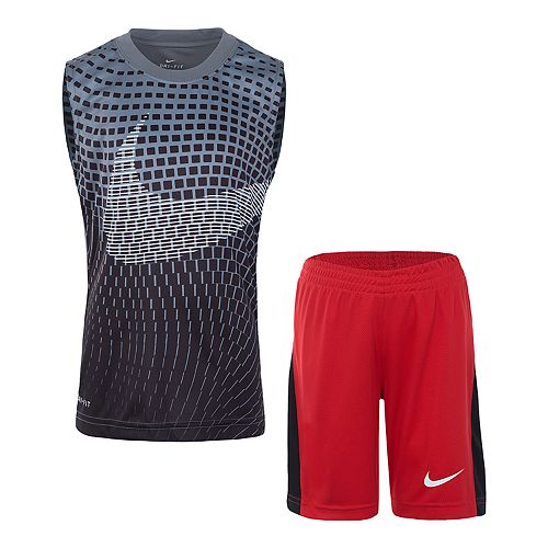 nike t shirt shorts set mens