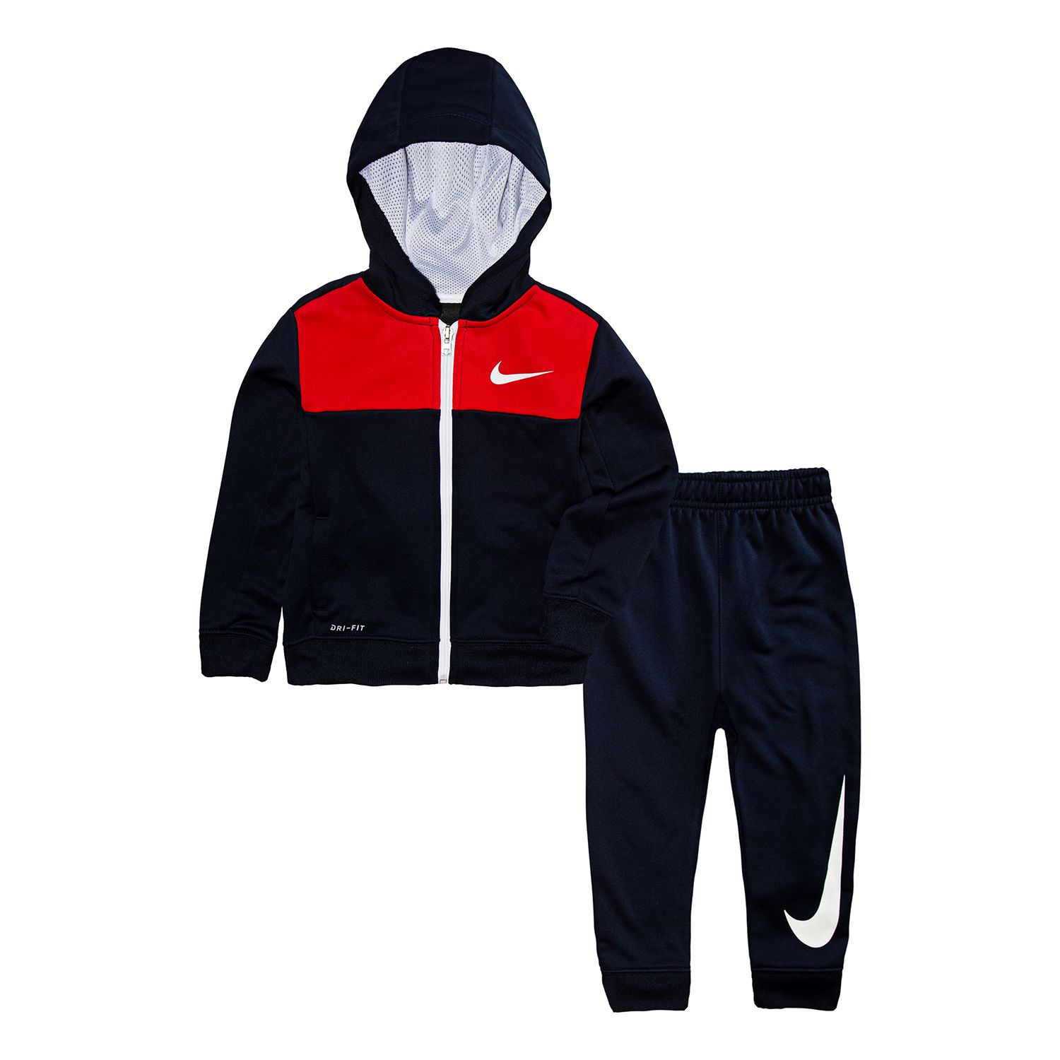 toddler boy nike zip hoodie & jogger pants set