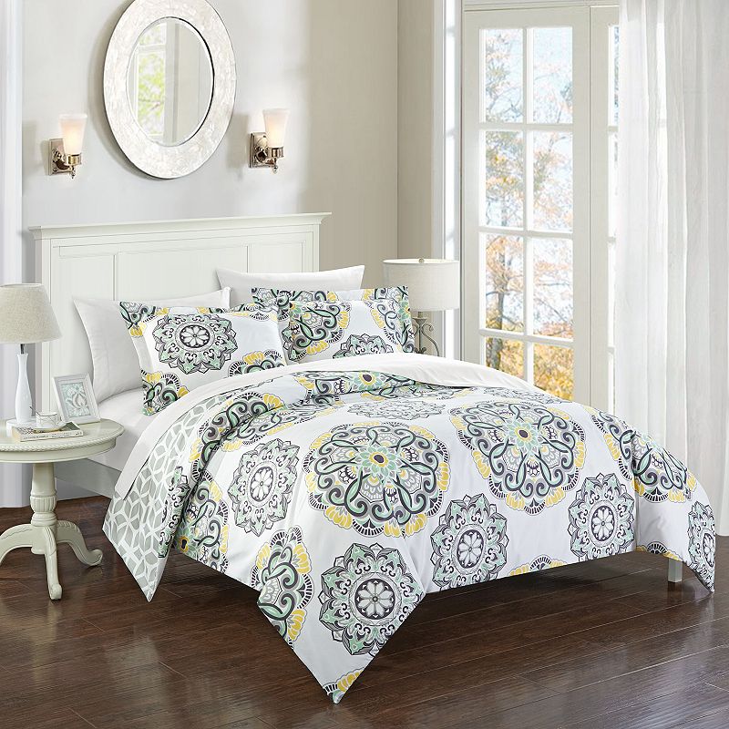 73141817 Ibiza Duvet Cover Set, Grey, Full/Queen sku 73141817