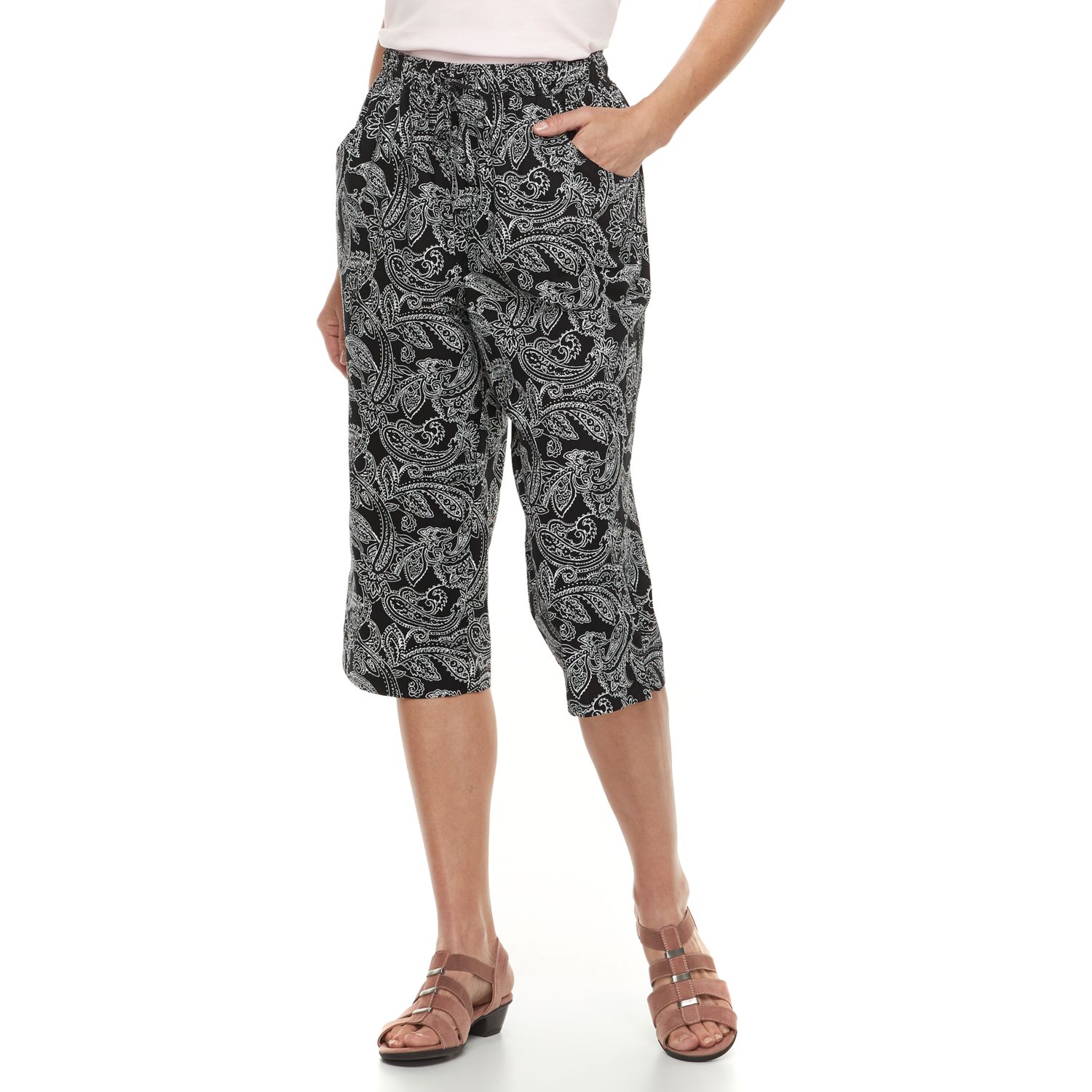kohls gloria vanderbilt petite capris