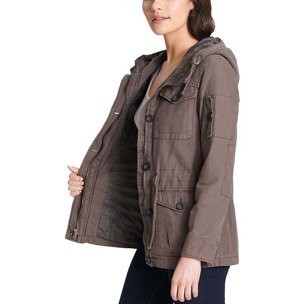 Women's Levi's® Hooded Anorak Military Jacket