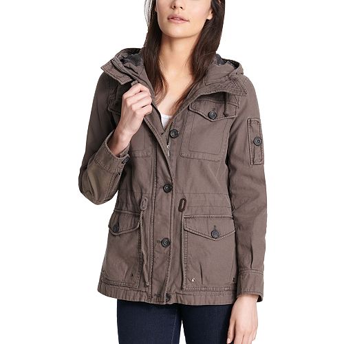 Women's Levi's® Hooded Anorak Military Jacket