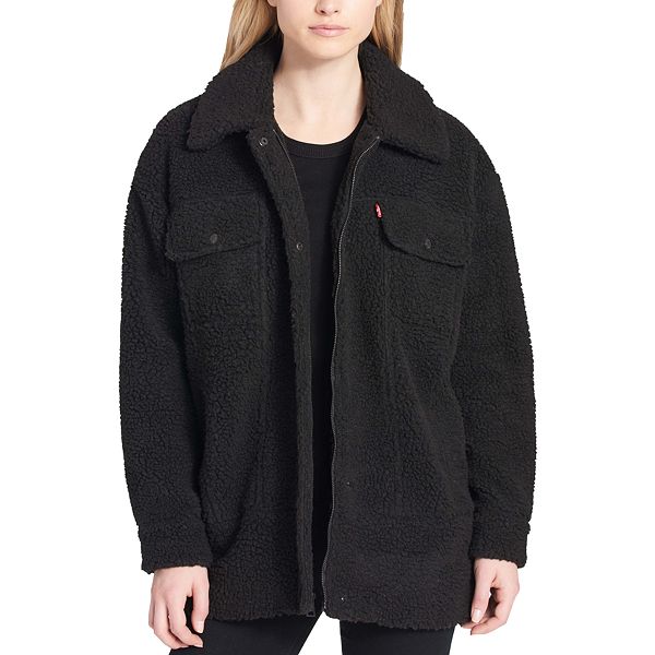 Women's Levi's® Long Sherpa Trucker Jacket