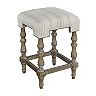 Linon Shelly Rustic Backless Counter Stool