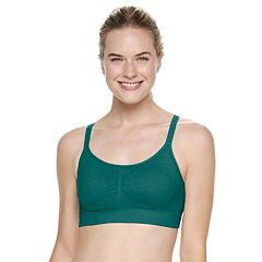 Womens Green Performance Gym & Training Bras - Underwear, Clothing