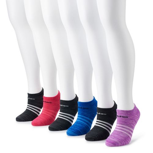Women's adidas 6Pack Superlite NoShow Socks