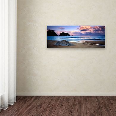 Trademark Fine Art Kaiteriteri Sunset Canvas Wall Art
