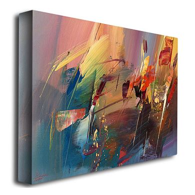 Trademark Fine Art Garden Abstract Canvas Wall Art